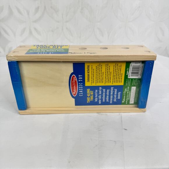 Melissa and Doug Take Along Tool Kit 24 Pieces Classic Toy (NEW & SEALED) - Picture 7 of 9